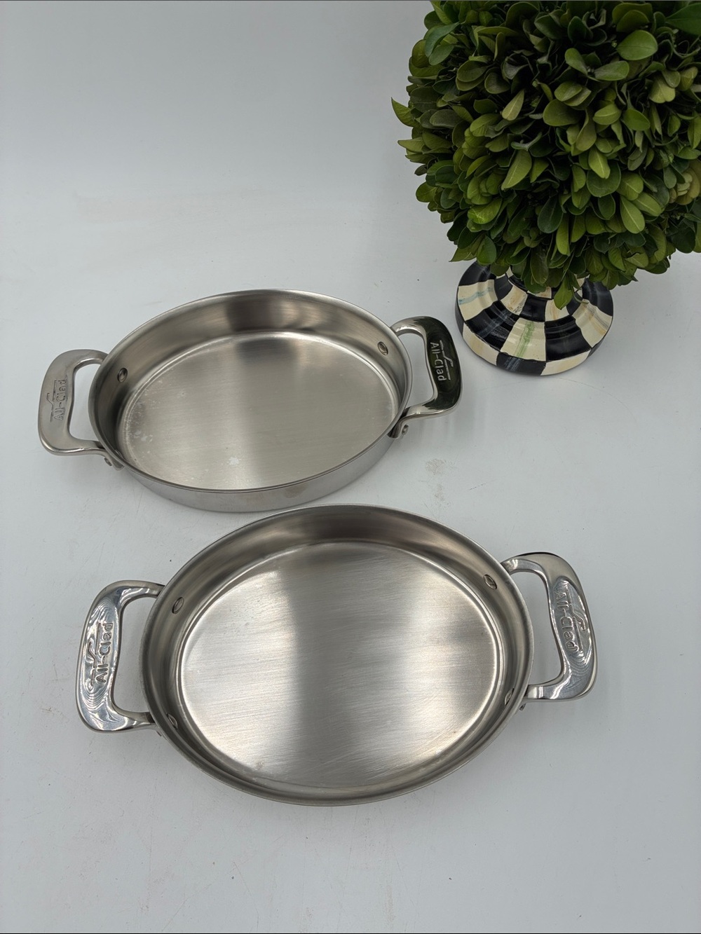 All-Clad Stainless Steel 2-Piece Oval Baker Set